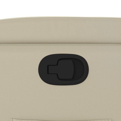 Реклайнер, кремав, изкуствена кожа