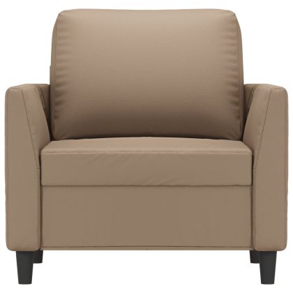 Кресло, капучино, 60 см, изкуствена кожа