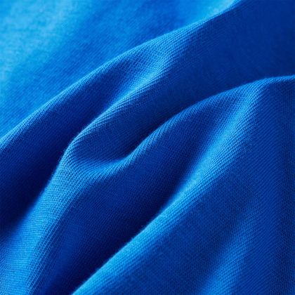 Детска тениска с дълъг ръкав, кобалтовосин 92