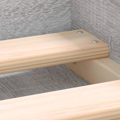 Рамка за легло, сив сонома, 180x200 cм, Super King Size