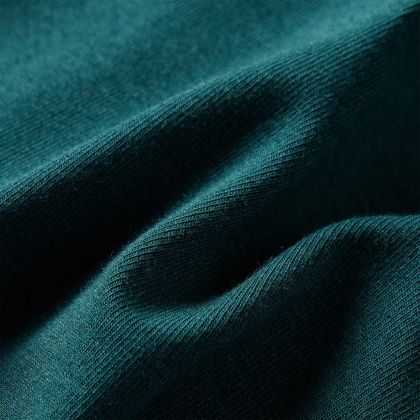 Детска рокля с дълъг ръкав, тъмнозелена, 92