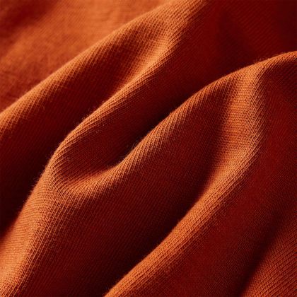 Детска тениска с дълъг ръкав, светлоръждиво, 92