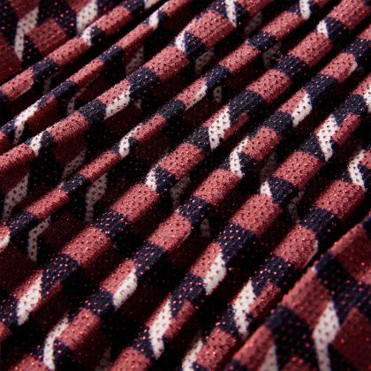 Детска плисирана пола с блясък, тъмносиня, 92