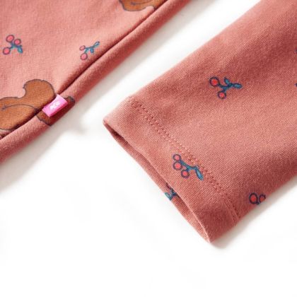 Детска рокля, стара роза, 92