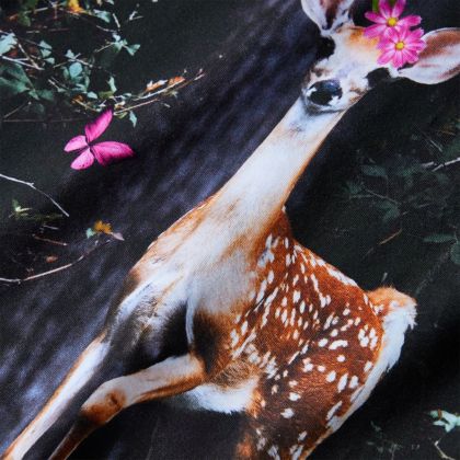 Детска рокля с дълъг ръкав, тъмносиня, 116