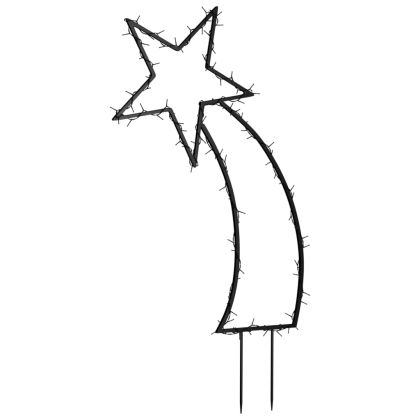 Коледна светеща украса с шипове, метеор, 115 LED, 89 см