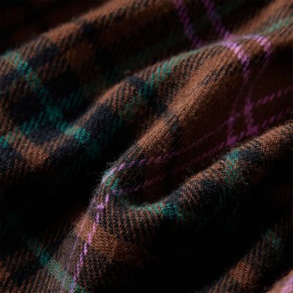 Детска пола, карирана шарка, коняк, 92