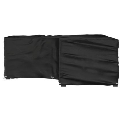 Покривало за ъглови градински мебели 16 капси 215x215x70 см