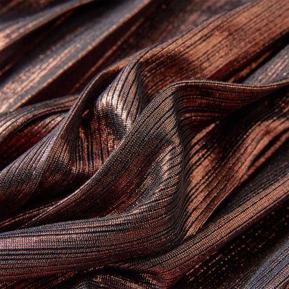 Детска пола с блясък, коняк, 92