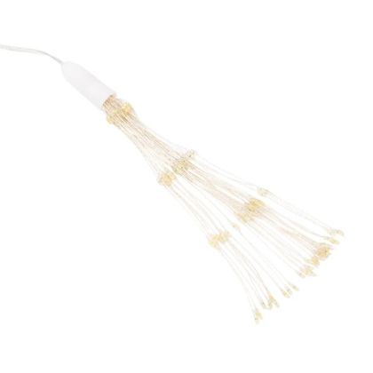 Коледни звездни светлини 140 LED синьо 17 см