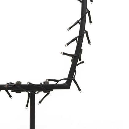 Коледна светеща украса с шипове, метеор, 80 LED, 62 см