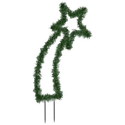 Коледна светеща украса с шипове, метеор, 80 LED, 62 см