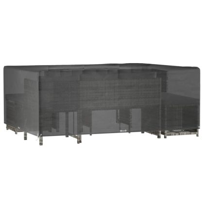 Покривало за градински мебели 16 капси 300x250x90см правоъгълно