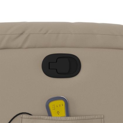 Масажен наклоняем стол, капучино, изкуствена кожа