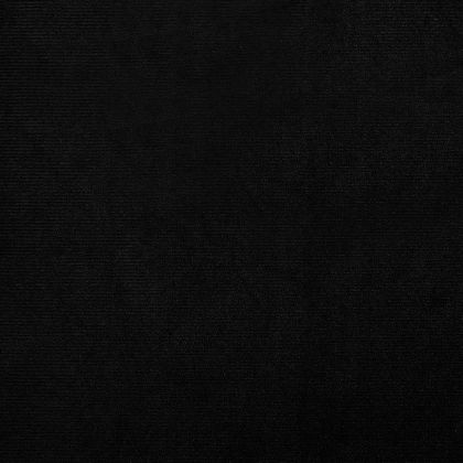 Фотьойл с опора за крака Черен кадифе