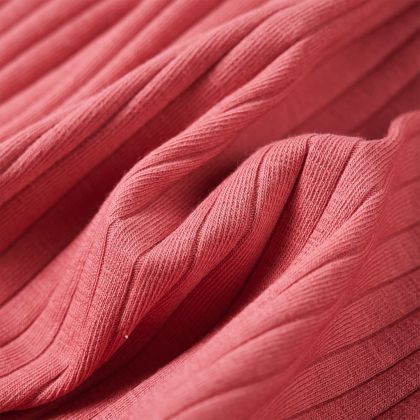 Детска тениска с дълъг ръкав, старо розово, 92