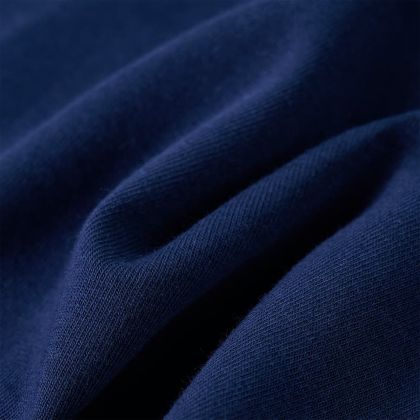 Детска тениска с дълъг ръкав, тъмносиня, 92