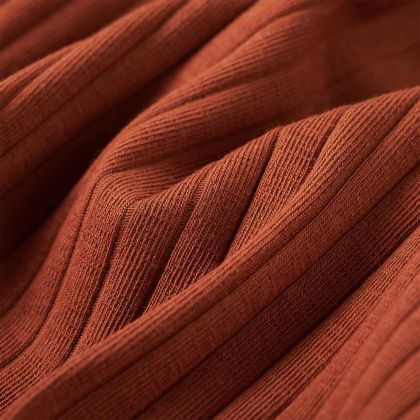 Детска тениска с дълъг ръкав, коняк, 92