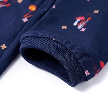 Детска рокля, тъмносиня, 92