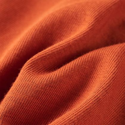 Детска тениска с дълъг ръкав, светлоръждиво, 92