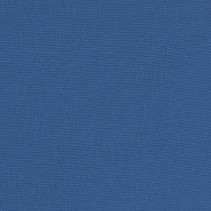 Объл фотьойл с опора за крака, син, плат