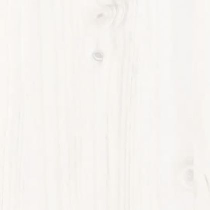 Дневно легло без матрак, бял, 80x200 см, борово дърво масив