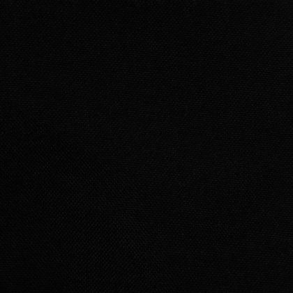 Объл фотьойл с опора за крака, черен, плат