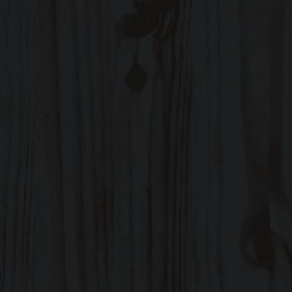 Дневно легло, черно, 80x200 см, борово дърво масив