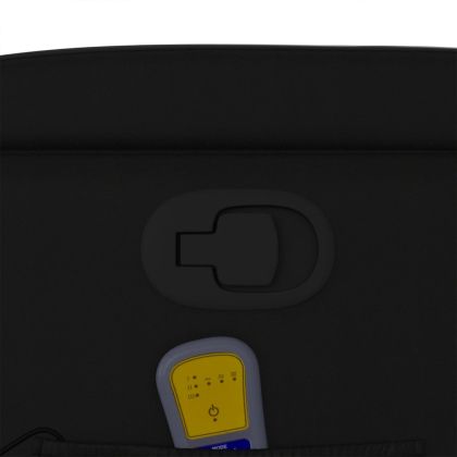 Масажен наклоняем стол, черен, изкуствена кожа