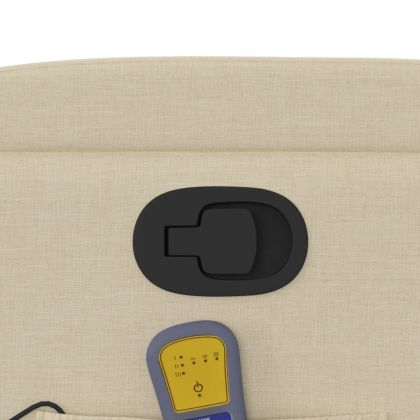 Масажен наклоняем стол, кремав, текстил