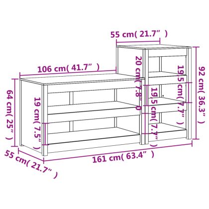 Кухненски шкафове за открито, 2 бр, черни, бор масив