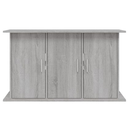 Поставка за аквариум, сив сонома, 101x41x58 см, инженерно дърво