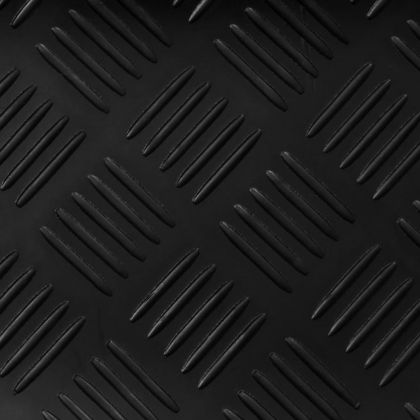 Гумена подова постелка против хлъзгане 2 x 1 м шахматна плочка