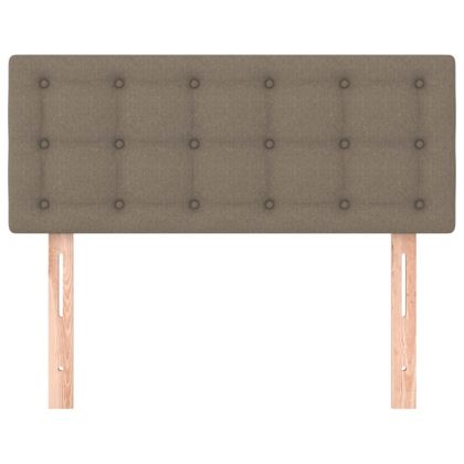 Горна табла за легло, таупе, 80x5x78/88 см, плат