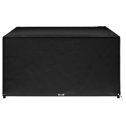 Калъф за градински мебели 16 капси 278x204x105 см правоъгълно