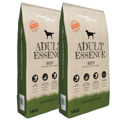 Премиум храна за кучета Adult Essence Beef 2 бр 30 кг