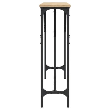 Конзолна маса, дъб сонома, 140x23x75 см, инженерно дърво