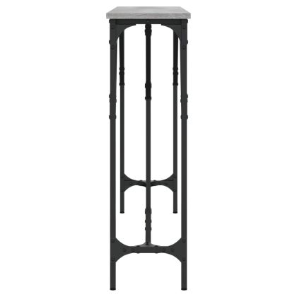 Конзолна маса, сив сонома, 140x23x75 см, инженерно дърво