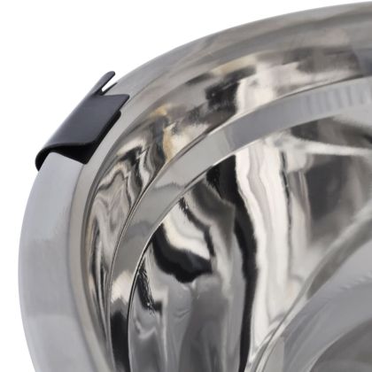 Хранилка за куче на стойка, регулируема, 2 х 4,1 л. стоманени купички