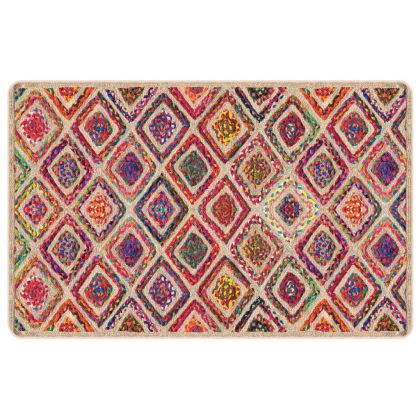 Перящ се килим многоцветен 190x300 см противоплъзгащ