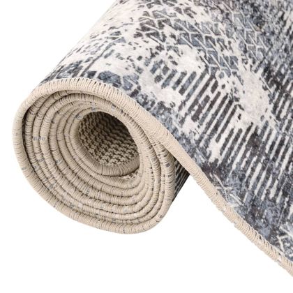 Перящ се килим многоцветен 120x180 см противоплъзгащ