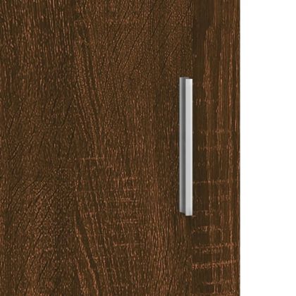 Поставка за аквариум, кафяв дъб, 121x41x58 см, инженерно дърво