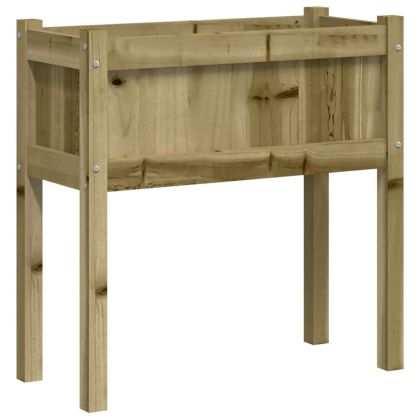 Градински сандъци с крака, 2 бр, импрегниран бор