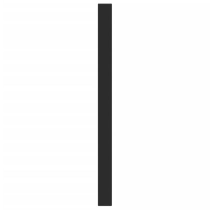 Дръжки за шкафове, 10 бр, черни, 160 мм, неръждаема стомана