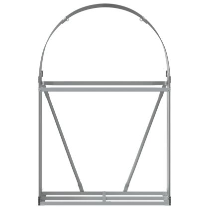 Държач за дърва, антрацит, 80x45x120 см, поцинкована стомана