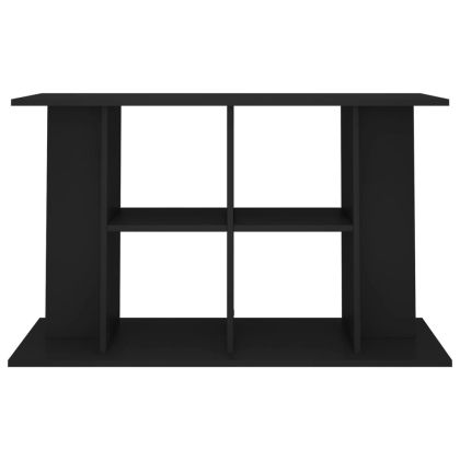 Поставка за аквариум, черна, 100x40x60 см, инженерно дърво