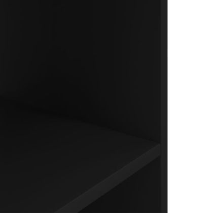 Поставка за аквариум, черна, 100x40x60 см, инженерно дърво