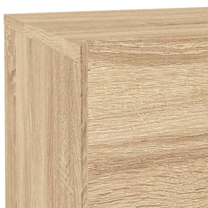 Нощно шкафче с LED осветление, дъб сонома, 70x36x40,5 см