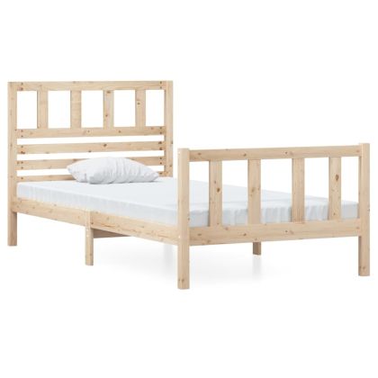 Рамка за легло, масивно дърво, 90х200 см