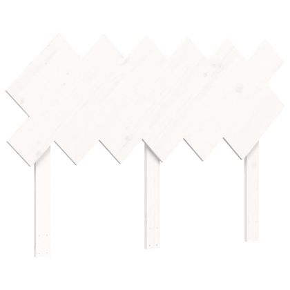 Рамка за легло с табла бяла Double масивно дърво